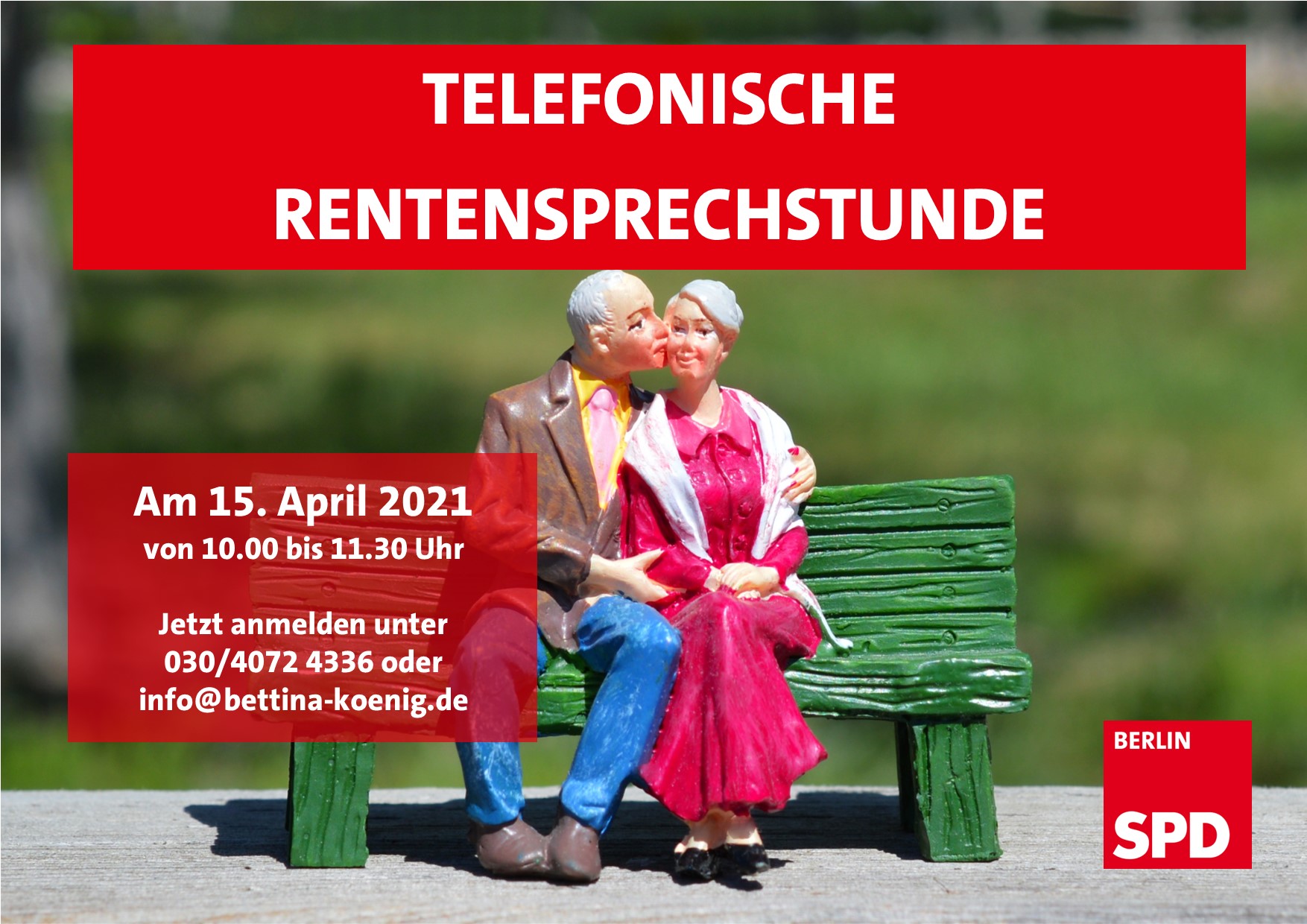 Einladung zur telefonischen Rentensprechstunde am 15 ...